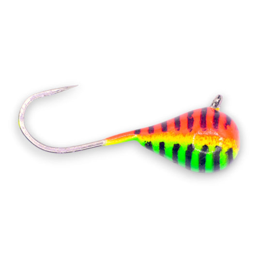 Kenders - Orange/Green Stripe Glow Tungsten Jig