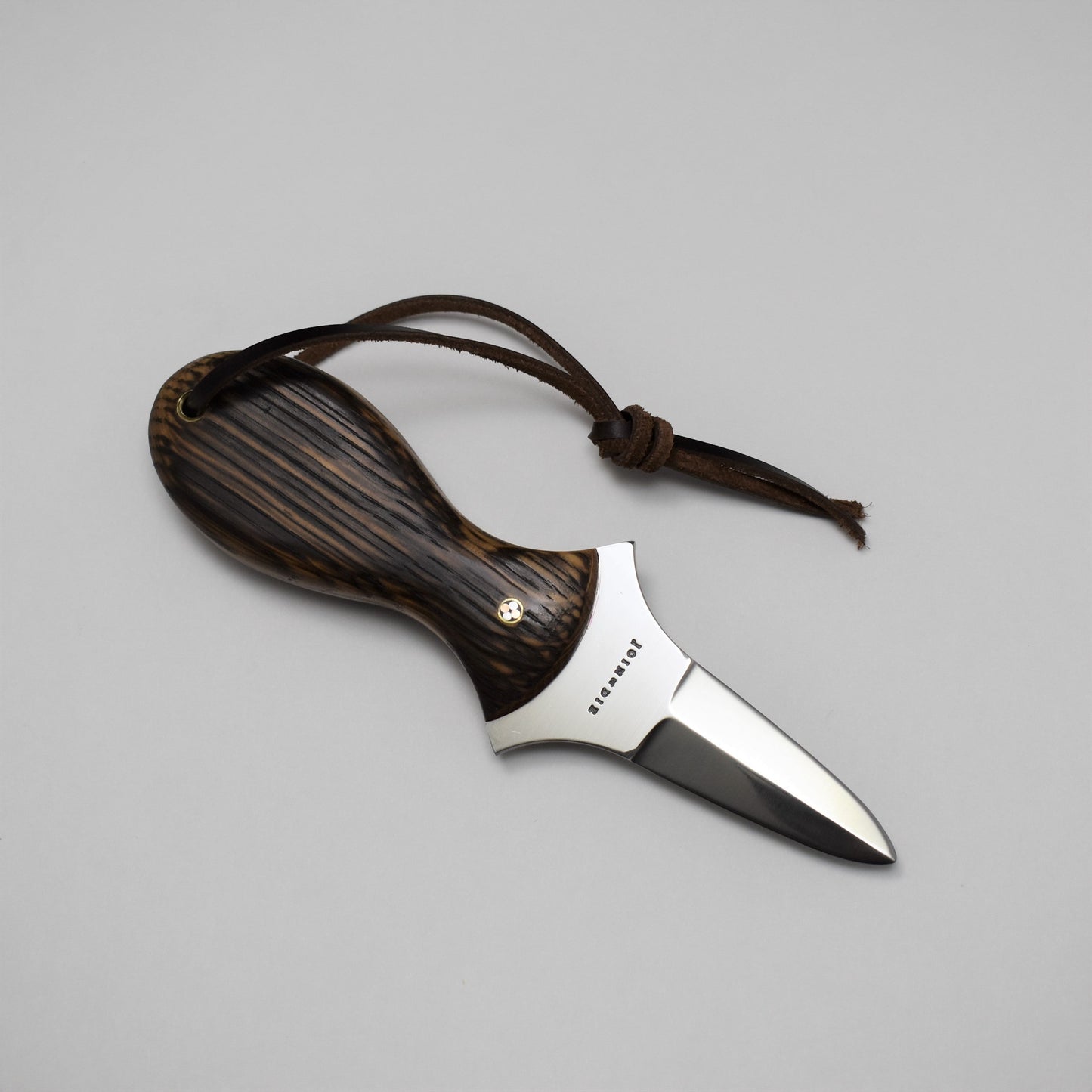 Join or Die Knives Bourbon Barrel Oyster Knife