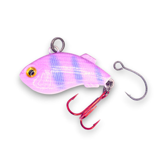 Kenders - K-Rip Pink Purple Stripe Mini Vibe Bait