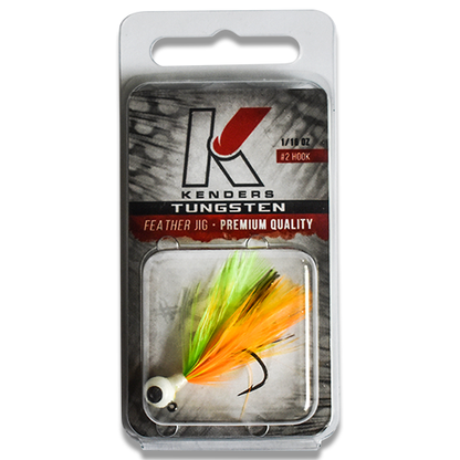 Kenders - Firetiger Tungsten Feather Jig