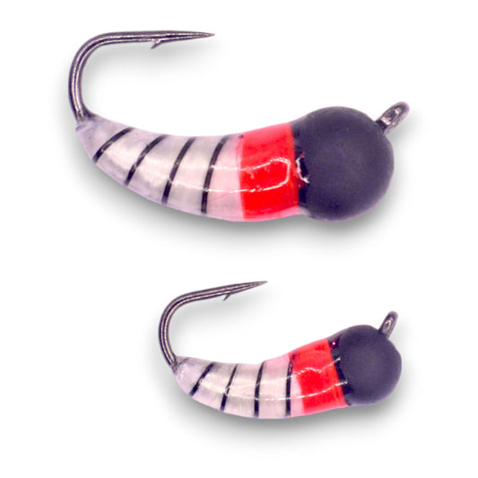 Kenders - Black Red White Tungsten Akua Jig Skud