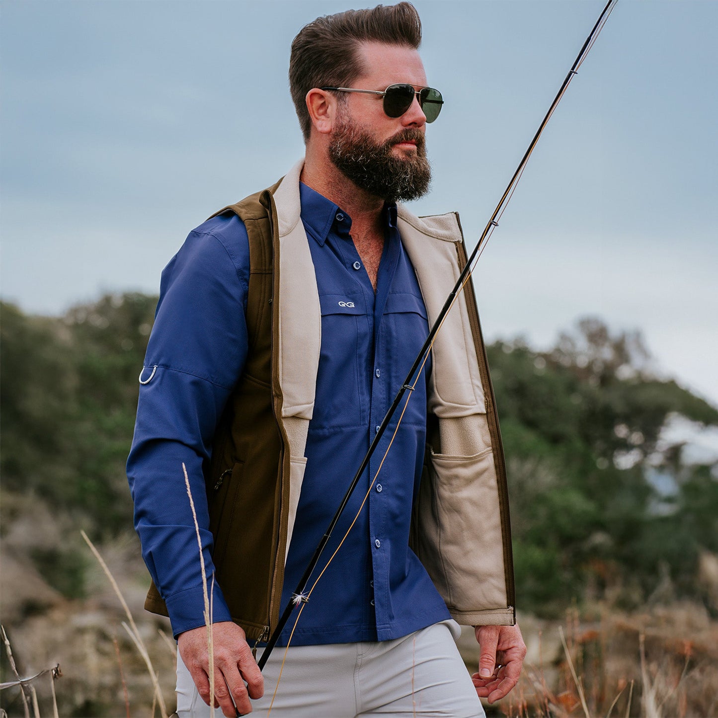 GameGuard Indigo Explorer Shirt | Long Sleeve