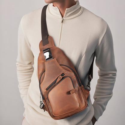 Concealed Carry Xander Leather Sling by Lady Conceal