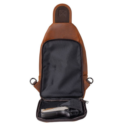 Concealed Carry Xander Leather Sling by Lady Conceal