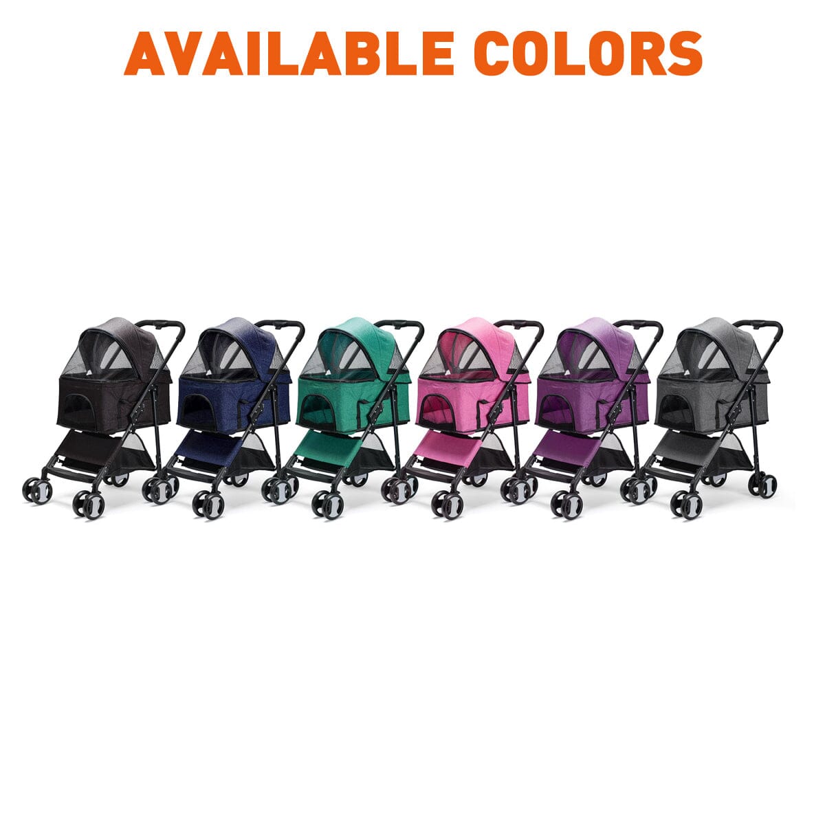 Dogline Executive Pet Stroller with a Removable Cradle