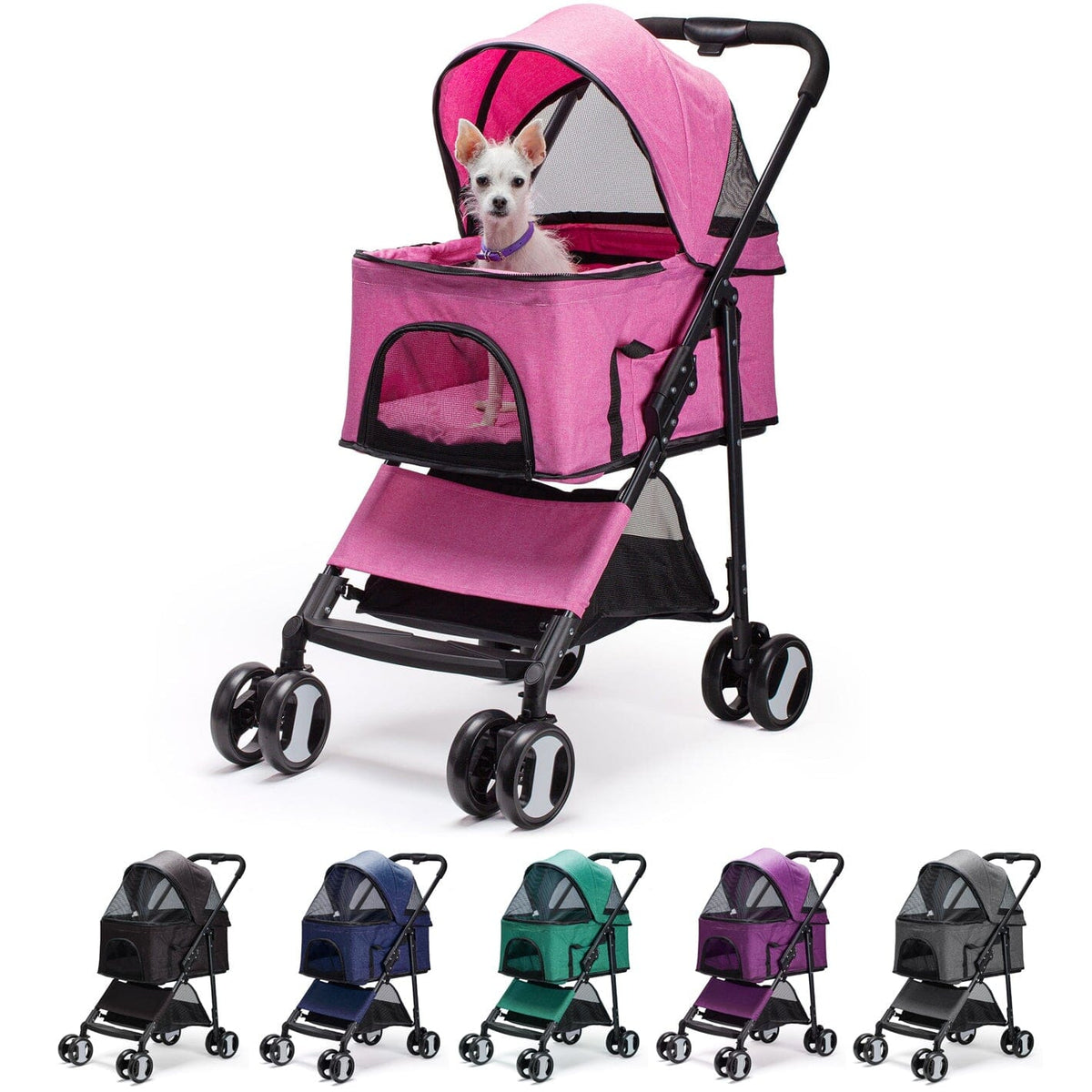 Dogline Executive Pet Stroller with a Removable Cradle