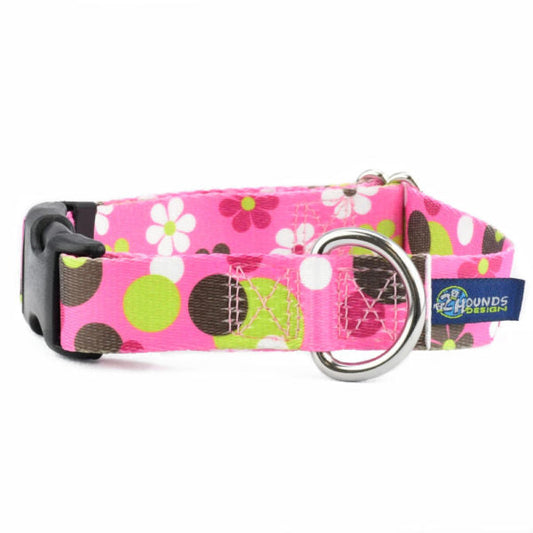 2 Hounds Design Daisy Dot Buckle Martingale Dog Collar – EarthStyle