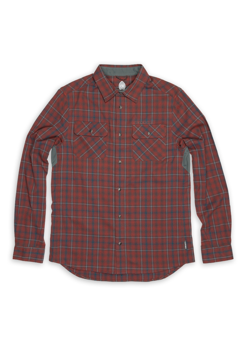 Club Ride Apparel Men's Daniel Keep Warm Stretch Riding Flannel