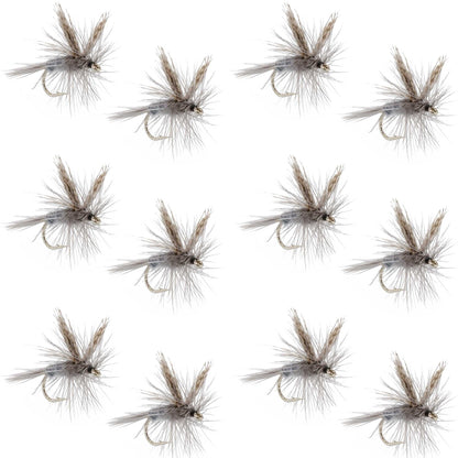 The Fly Fishing Place Dark Hendrickson Classic Dry Fly - 12 Flies Size 14