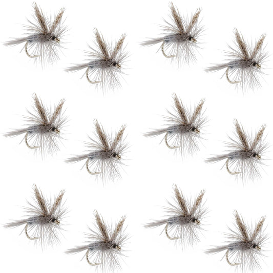 The Fly Fishing Place Dark Hendrickson Classic Dry Fly - 12 Flies Size 14