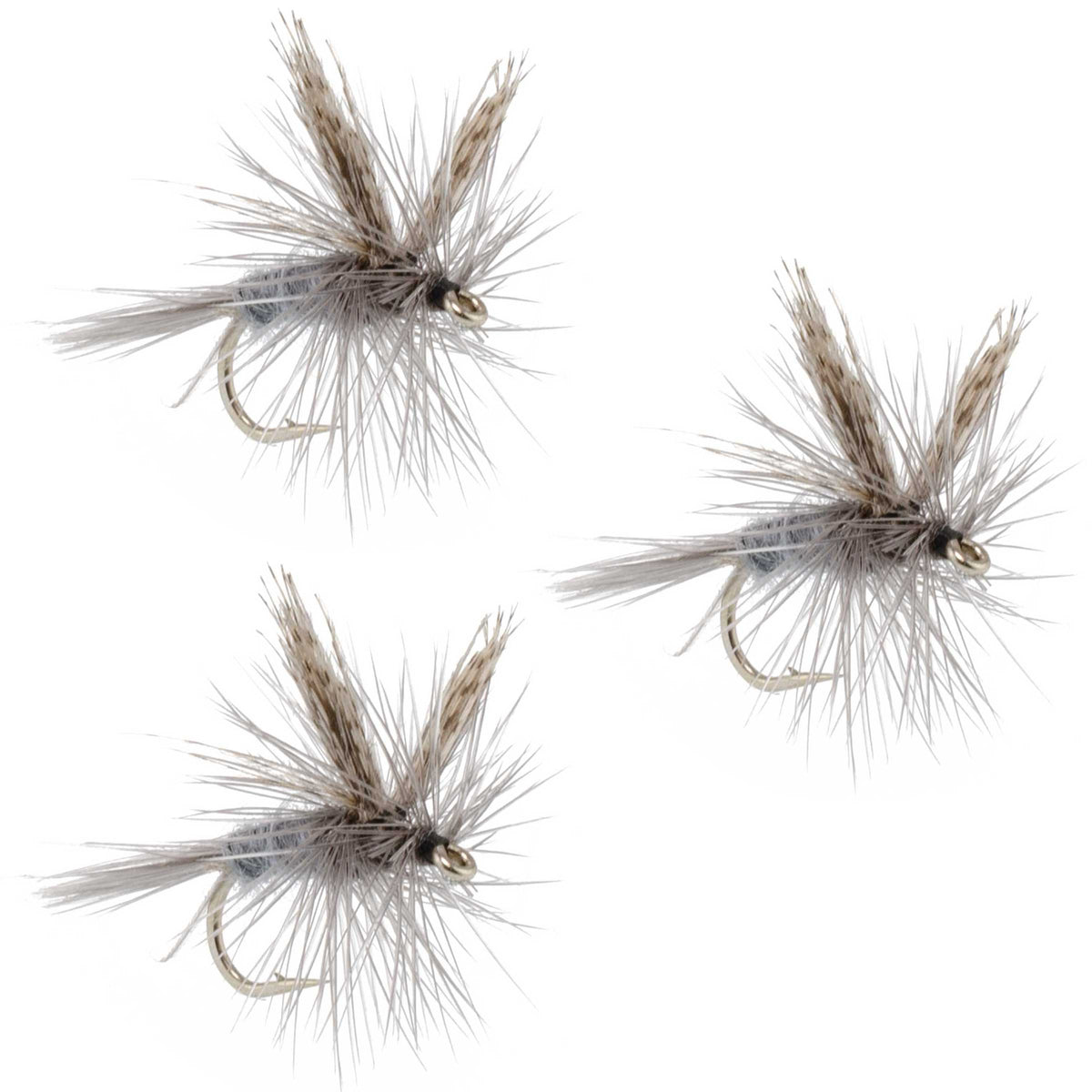 The Fly Fishing Place 3 Pack Dark Hendrickson Classic Dry Fly - Size 14