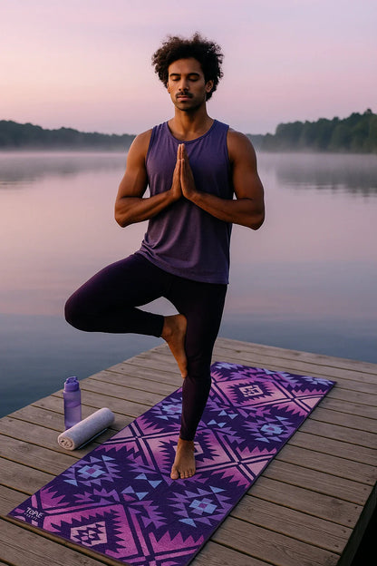 Yune Yoga Jerome Midnight Non Slip Mat 6mm