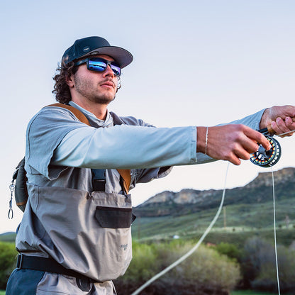 Detour Sunglasses Breach - Matte Black - Deep Blue Polarized ANSI Z87+