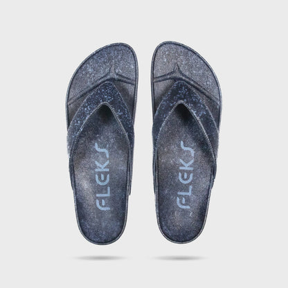 Fleks West Beach Flip Flop - Deep Blue Sea