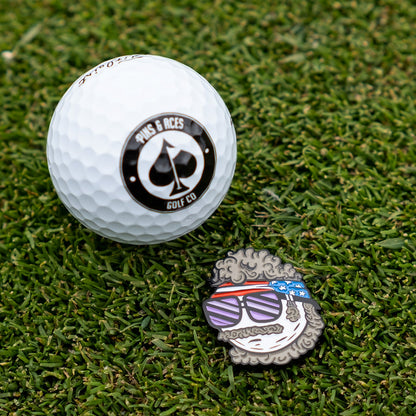 Pins and Aces Jerry the Degenerate Ball Marker