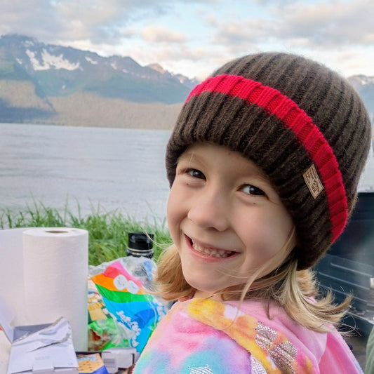 The Buffalo Wool Co. Red Dog Kids Beanie