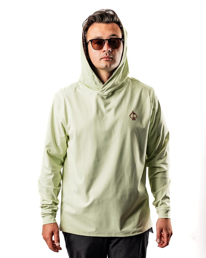 Pins and Aces Performance Golf Hoodie - Desert Sage