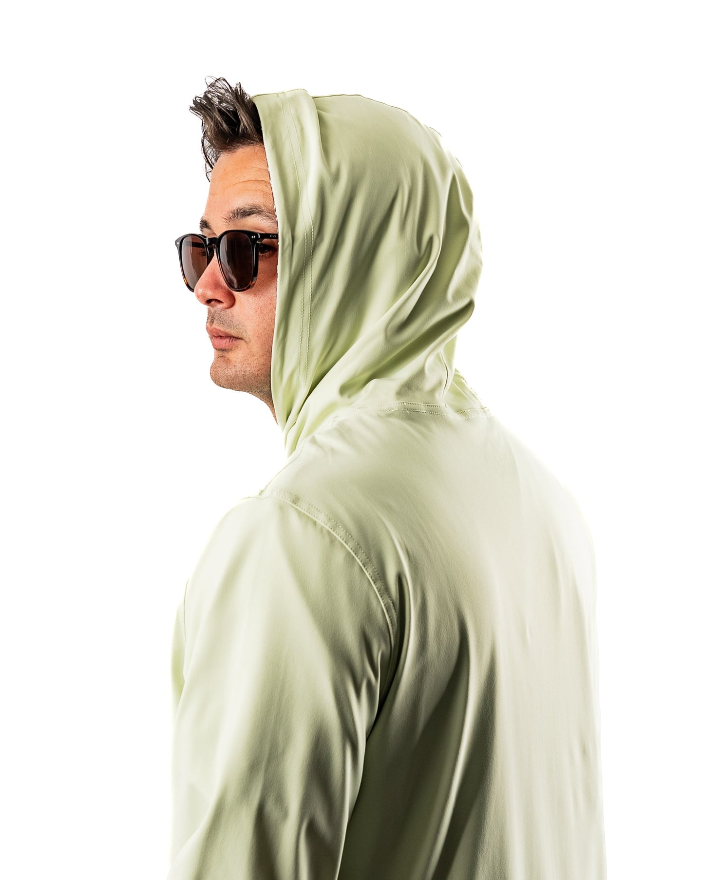 Pins and Aces Performance Golf Hoodie - Desert Sage