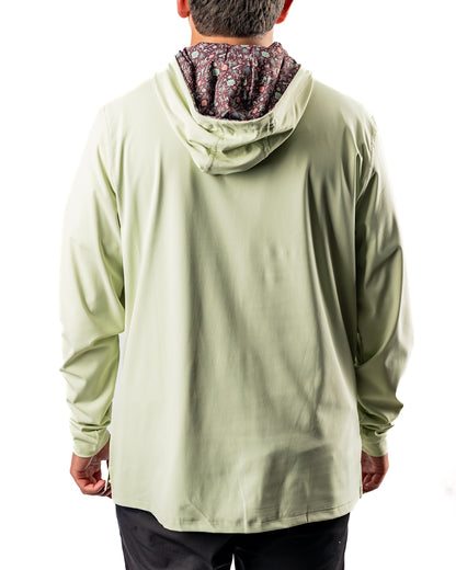 Pins and Aces Performance Golf Hoodie - Desert Sage
