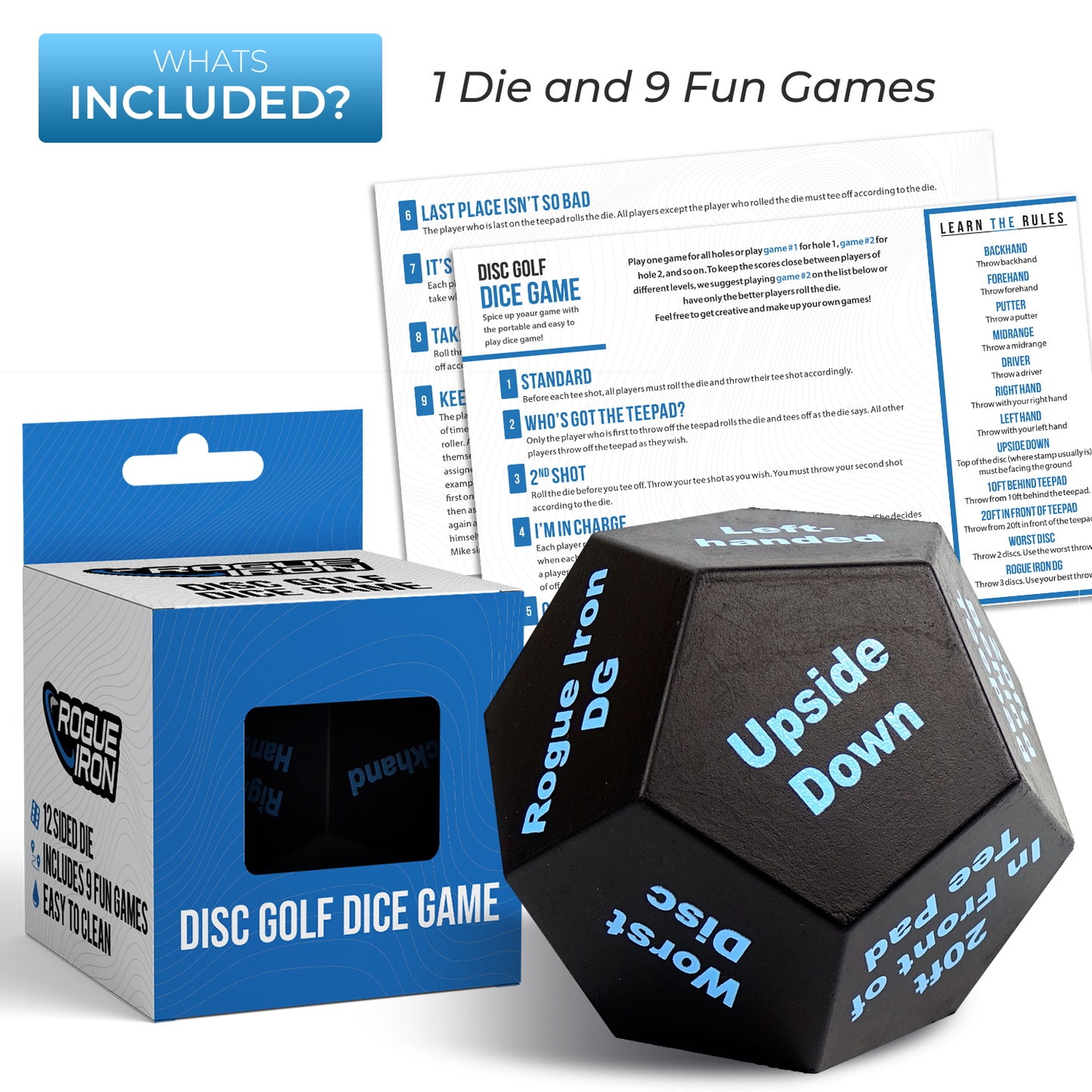 Rogue Iron Disc Golf Dice Game