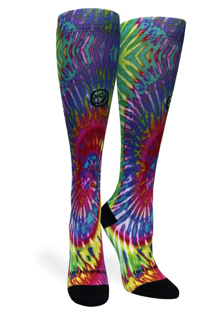 Crazy Compression Digital-Tie-Dye - (Standard & Extra Wide)
