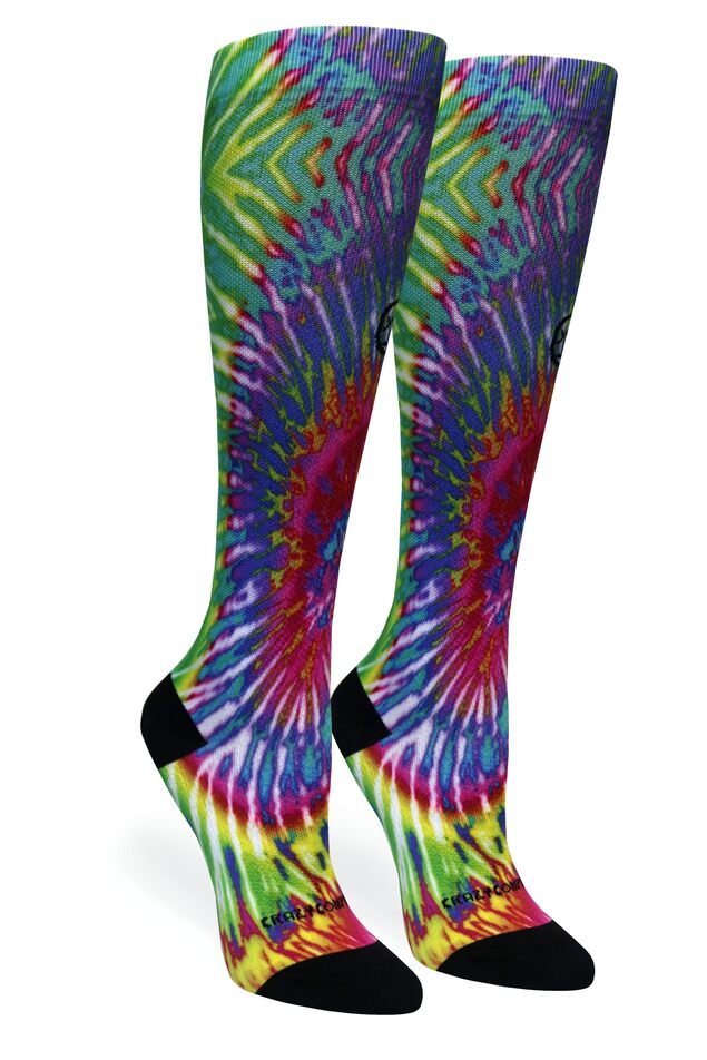 Crazy Compression Digital-Tie-Dye - (Standard & Extra Wide)