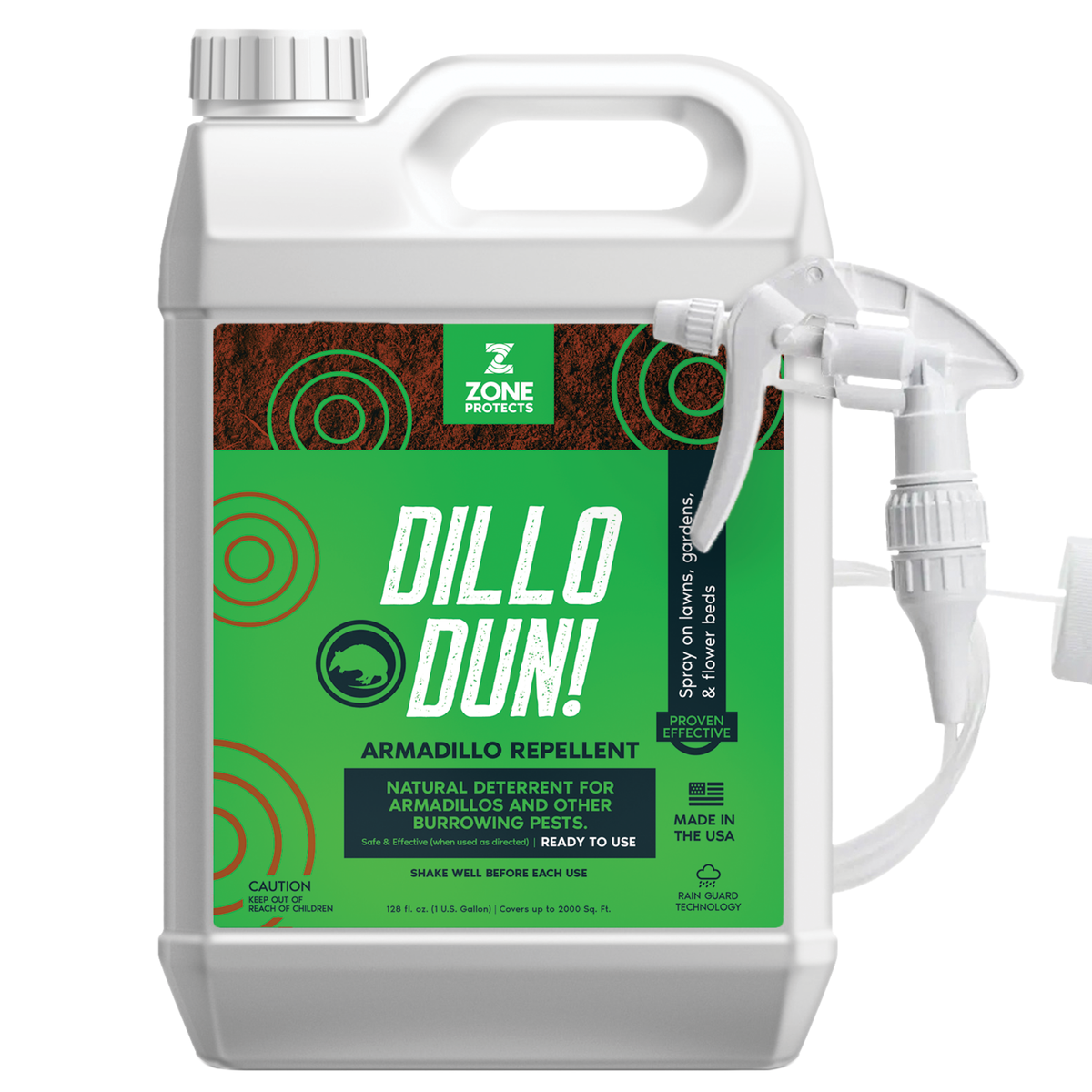 Zone Protects Dillo Dun Armadillo Repellent