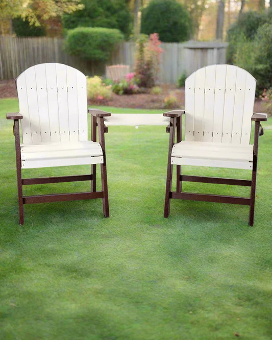Dutch Country Patio Tete-a-Tete Chair Set in Dining, Counter & Bar Heights