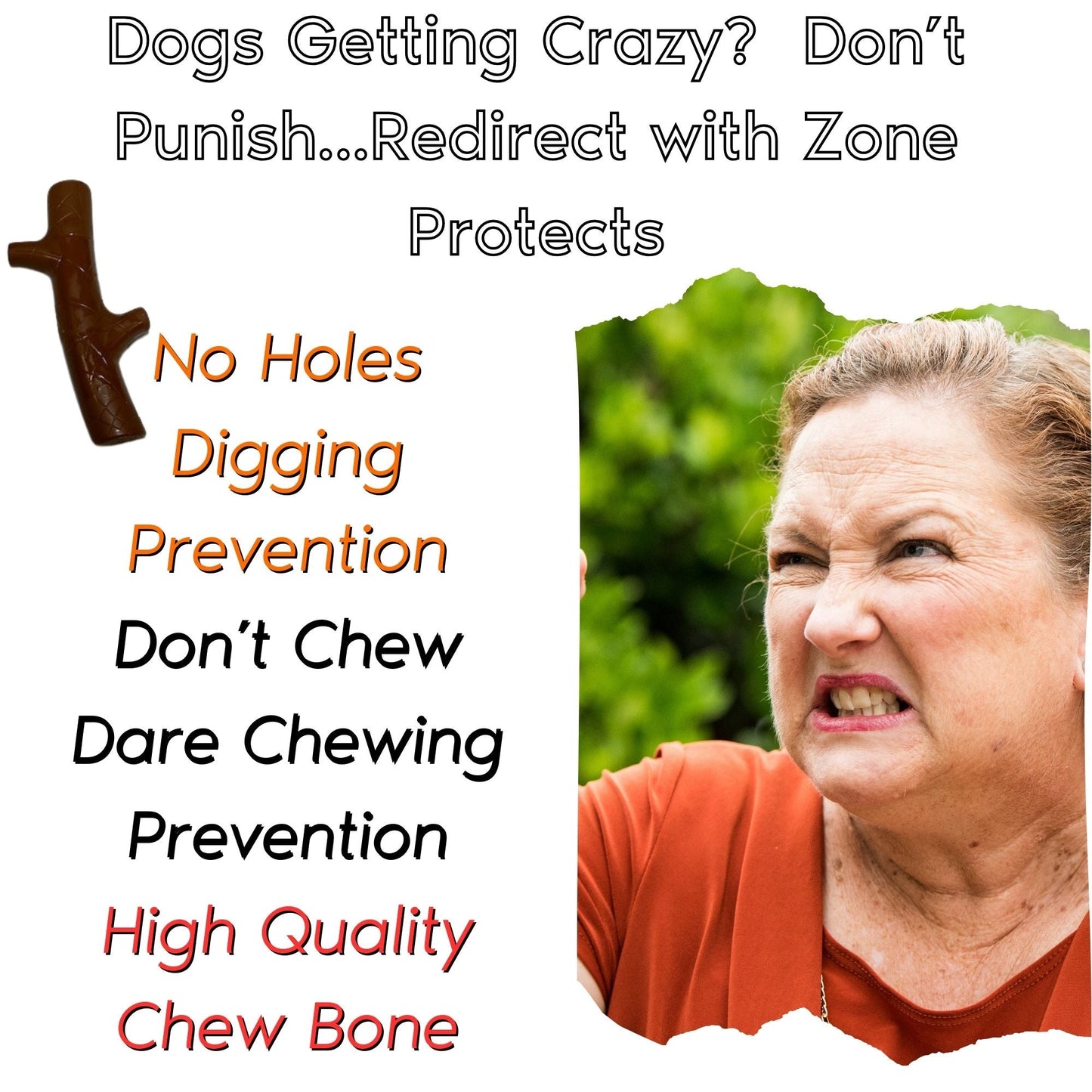 Zone Protects Chewing/Digging Prevention; Bad Dog Training Bundle Redirect