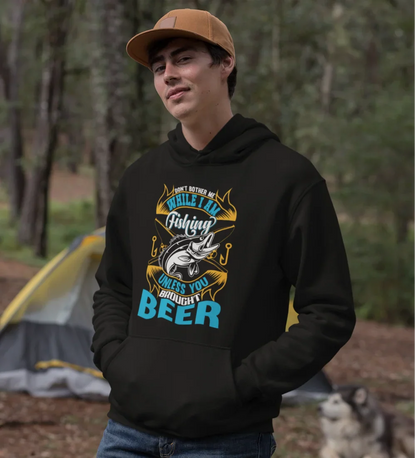 Outdoorzees Don't Bother Me While I'm Fishing Unisex Hoodie