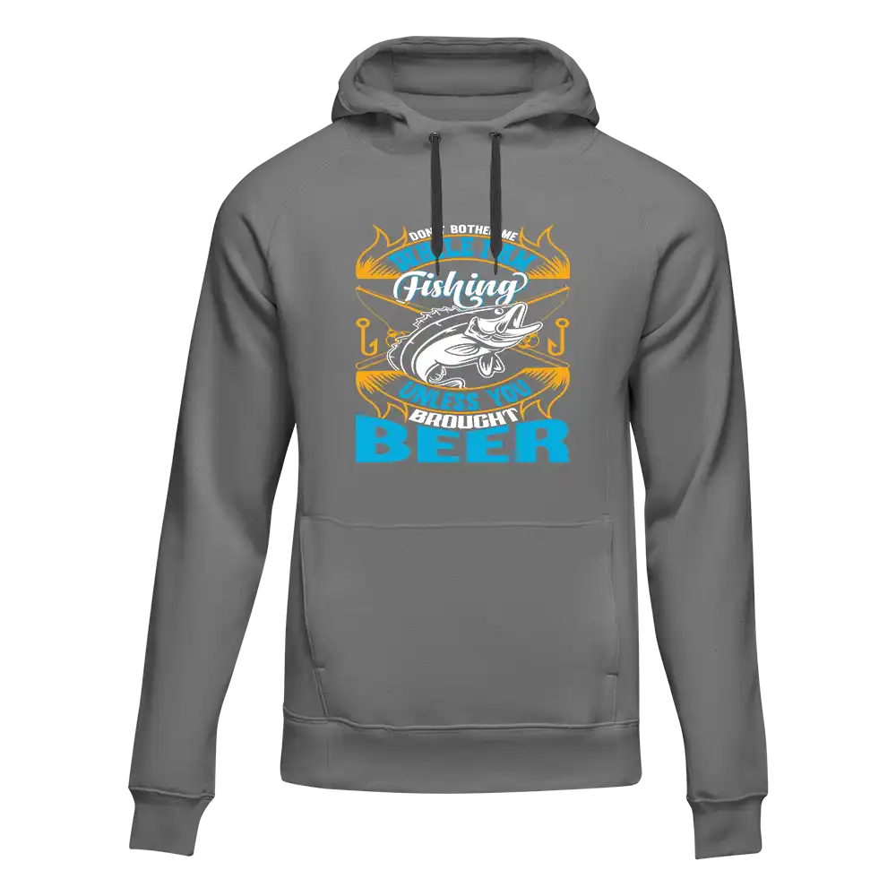Outdoorzees Don't Bother Me While I'm Fishing Unisex Hoodie