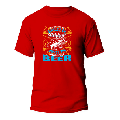 Outdoorzees Don't Bother Me While I'm Fishing Man T-Shirt