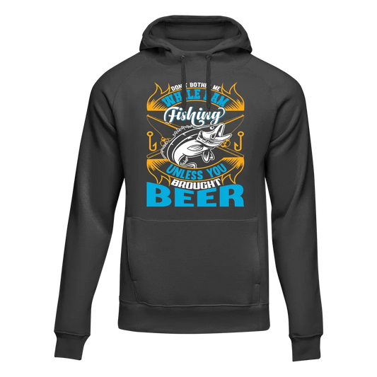 Outdoorzees Don't Bother Me While I'm Fishing Unisex Hoodie