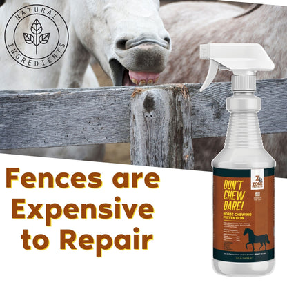 Zone Protects Don't Chew Dare! Horse Chewing Prevention