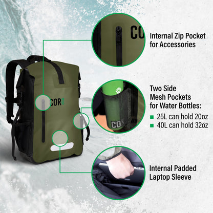 COR Surf 25L Waterproof Dry Backpack