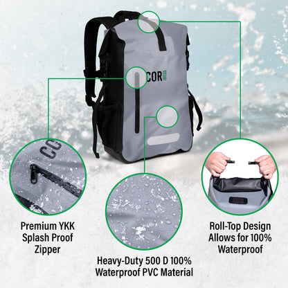 COR Surf 40L Waterproof Dry Bag Backpack