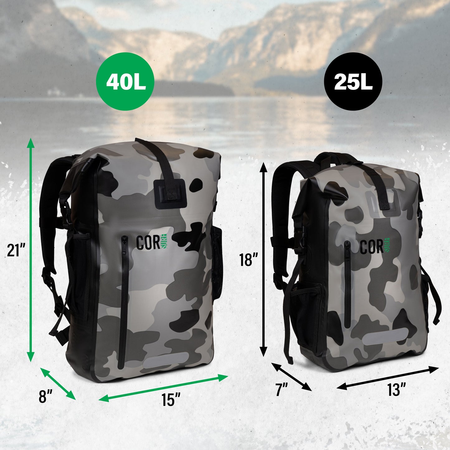 COR Surf 25L Waterproof Dry Backpack