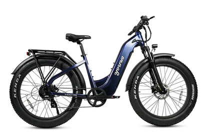YOUNG Electric E-Scout Pro Step-Through Commuter Ebike | Up to 80 Miles, 28 MPH | 960Wh LG Battery, 26’’ All-terrain eBike