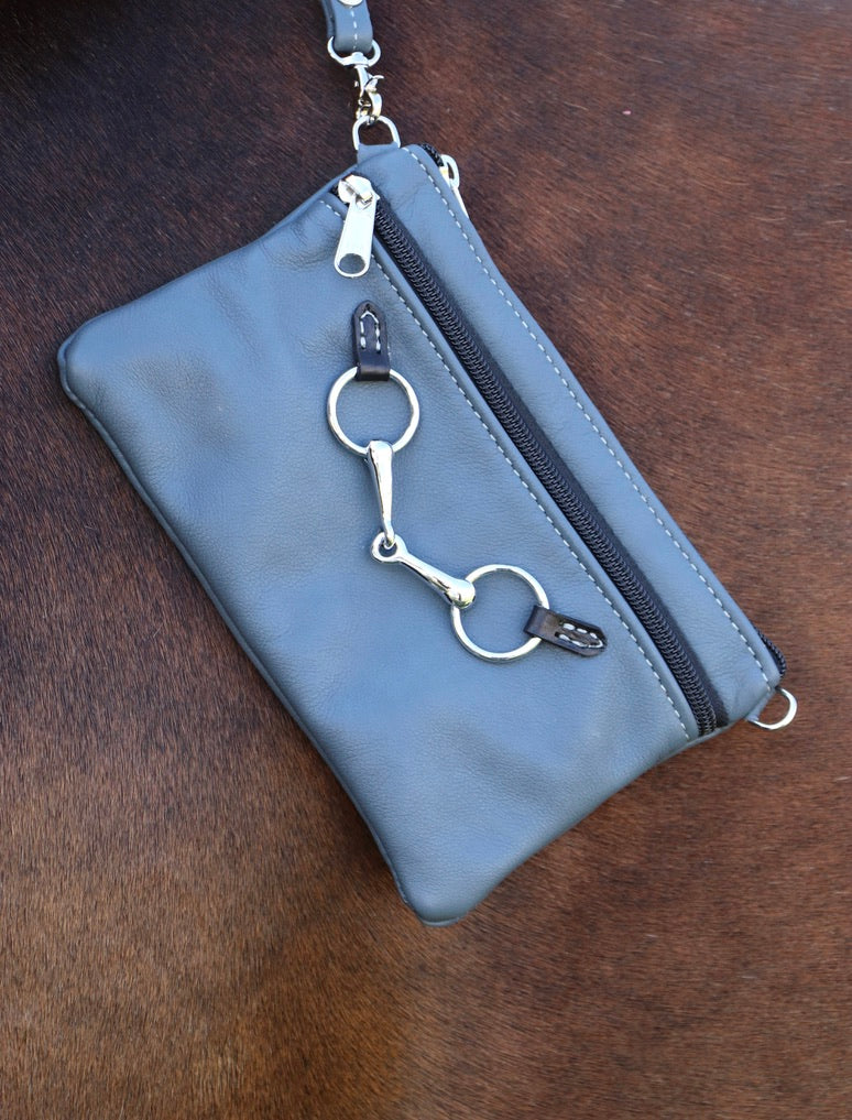 Remarkable Leather Goods Fair Hill Wristlet