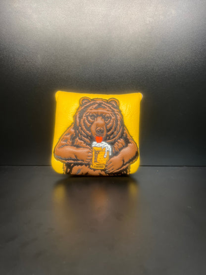 ParWestGolf Beer Drinking Bear Headcover