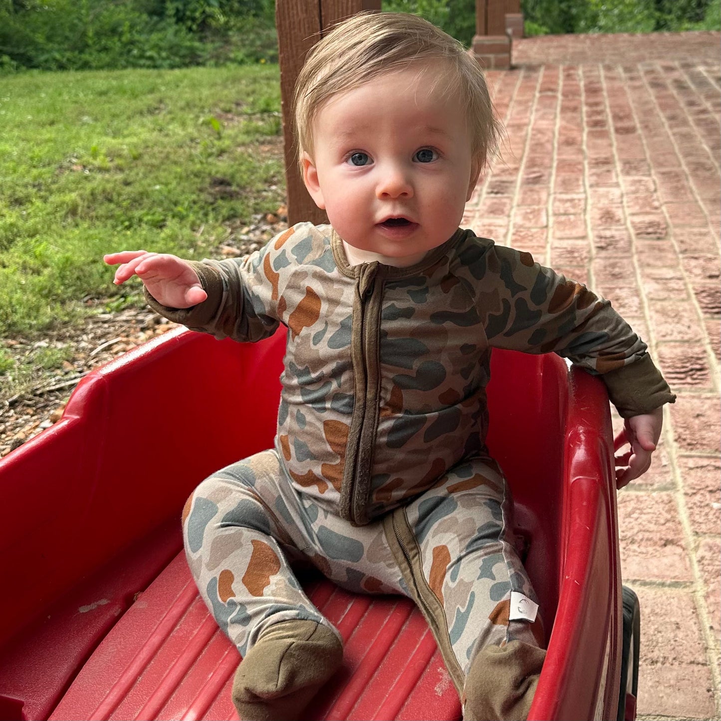 Bow Crew Apparel "The Backwoods" Baby Zippy
