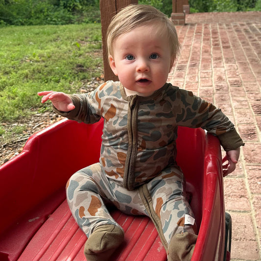 Bow Crew Apparel "The Backwoods" Baby Zippy