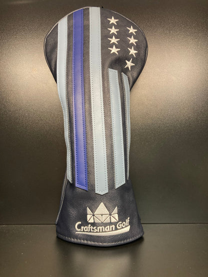ParWestGolf Thin Blue Line USA Flag Headcover