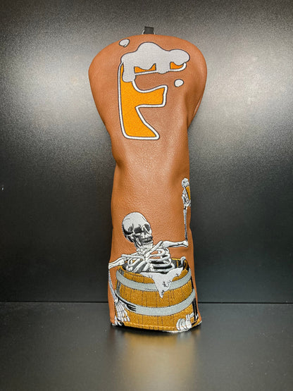 ParWestGolf Barrel Drinking Skeleton Magnetic Headcover
