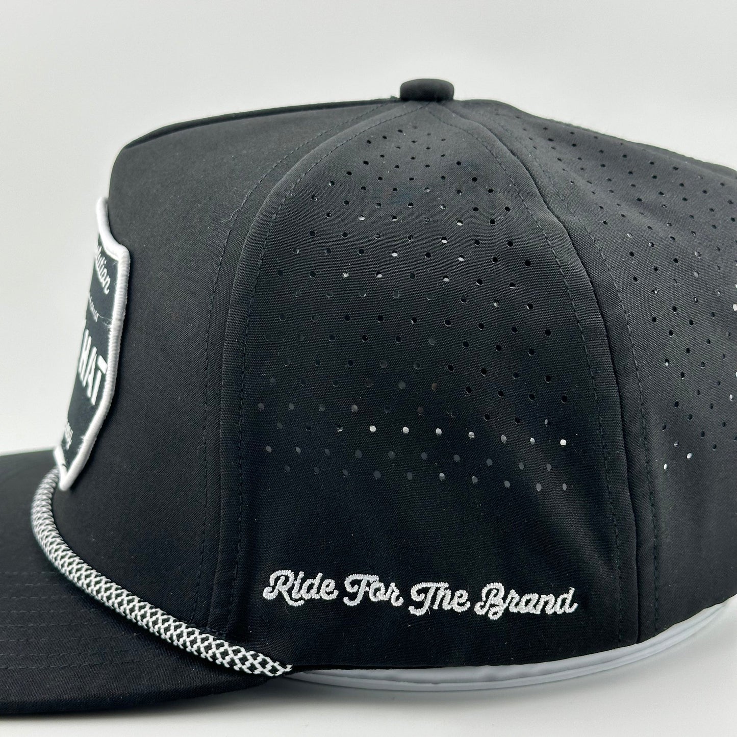 Cowboy Revolution “Cowboy Hat” Performance Patch Rope Hat - Black