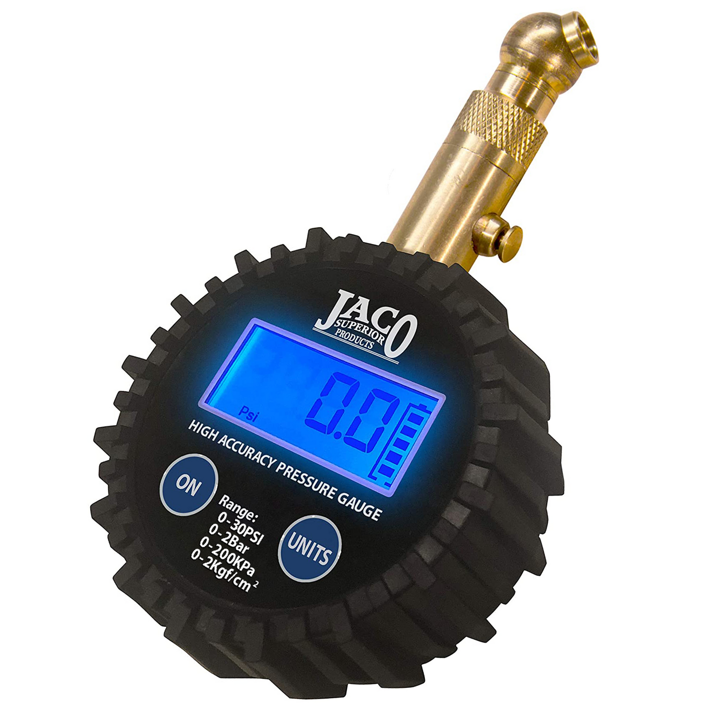 Jaco Elite® Digital Low Pressure Tire Gauge - Professional Accuracy - 30 PSI