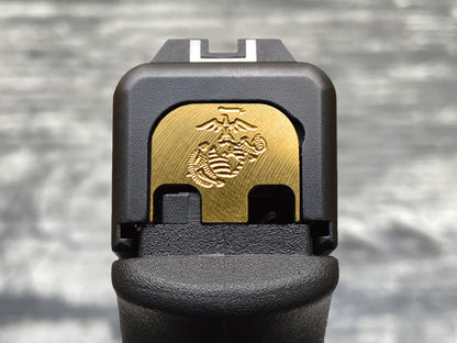 Milspin USMC Glock Slide Back Plates (Most Popular)