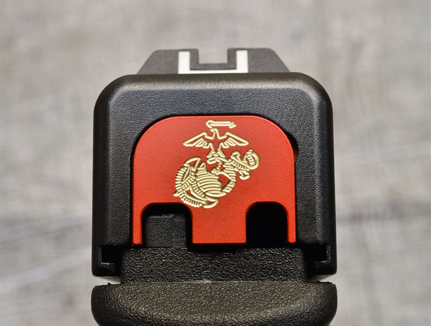 Milspin USMC Glock Slide Back Plates (Most Popular)