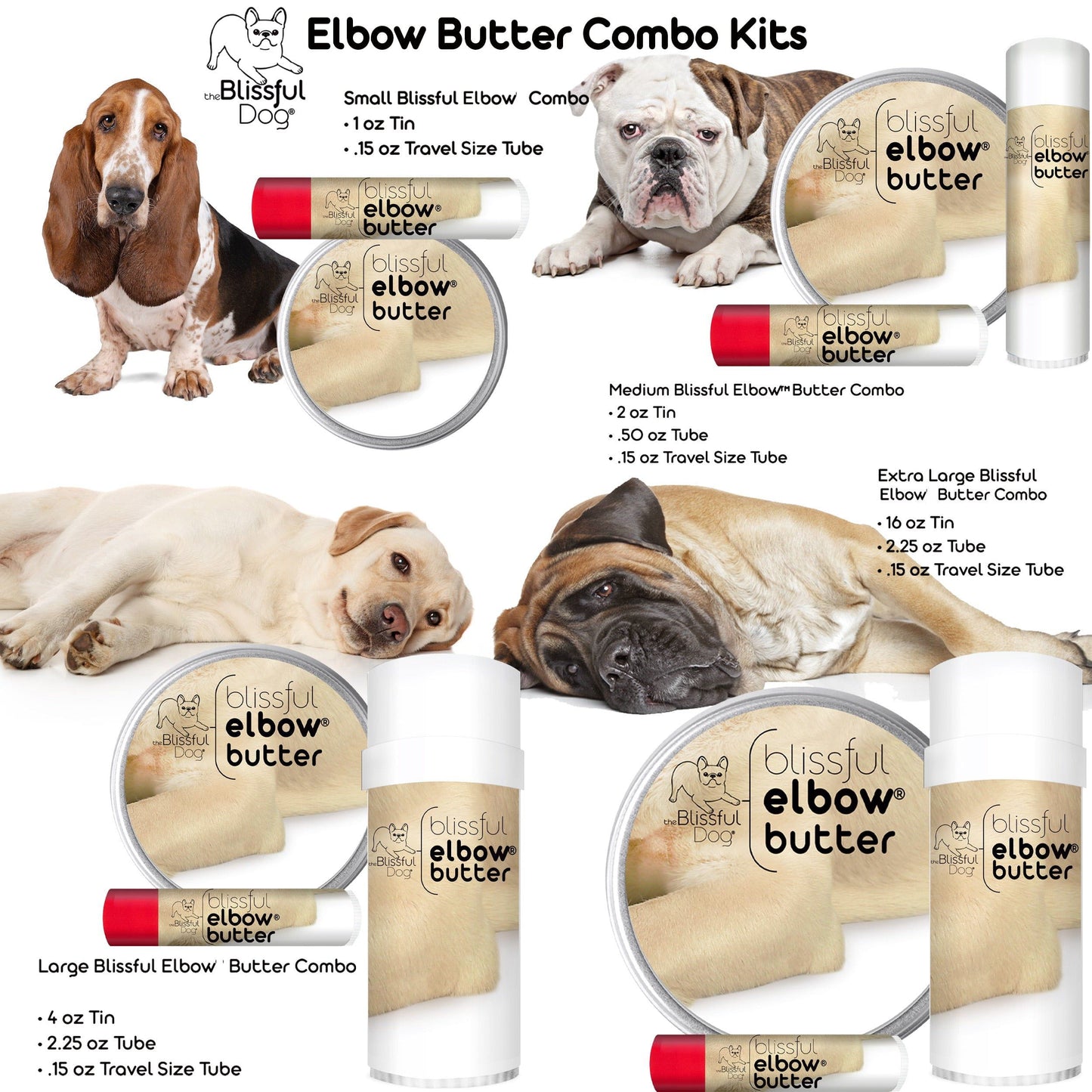 The Blissful Dog Blissful Elbow® Butter Conditions Your Dog's Elbow Calluses