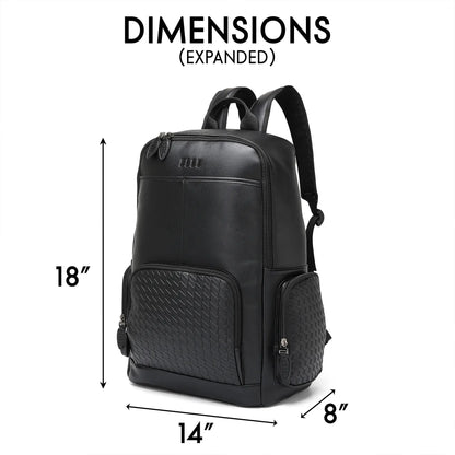 Elle Leisure Luxe 27L Vegan Leather Backpack